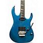 Used Ibanez EX series Lazer Blue Solid Body Electric Guitar