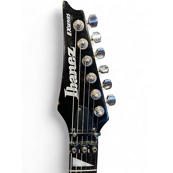 Used Ibanez EX series Lazer Blue Solid Body Electric Guitar