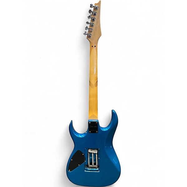 Used Ibanez EX series Lazer Blue Solid Body Electric Guitar