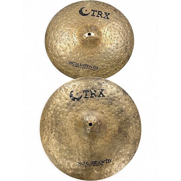 Used TRX 15in SPECIAL EDITION DX HI HAT PAIR Cymbal