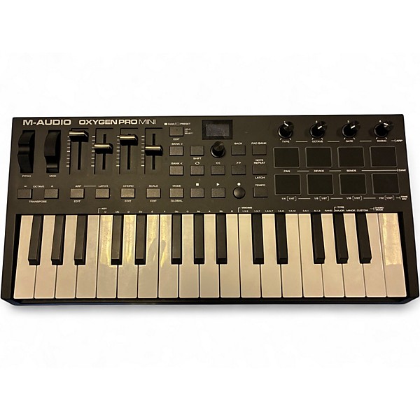Used M-Audio Oxygen Pro Mini MIDI Controller