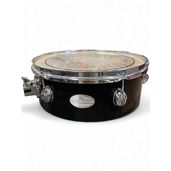 Used Pearl 5 Piece Rhythm Traveler Compact Black Drum Kit