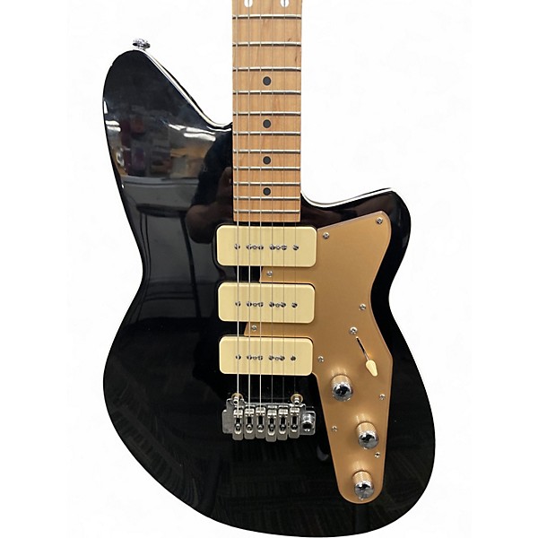 Used Reverend Jetstream 390 Black Solid Body Electric Guitar