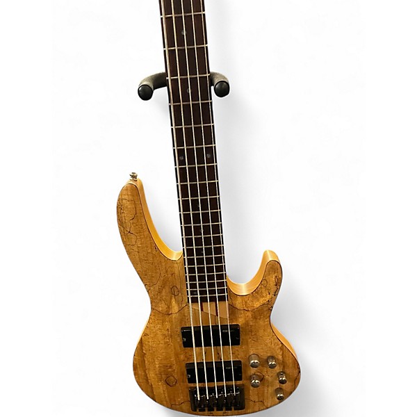 Used Ltd B205 5 String Natural Electric Bass Guitar