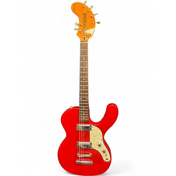 Used Musicvox SPACERANGER Red Solid Body Electric Guitar