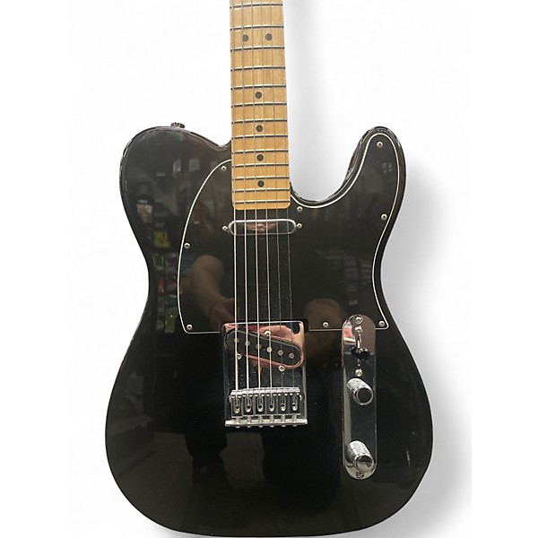 Used Fender Player Telecaster Black Solid Body Electric Guitar