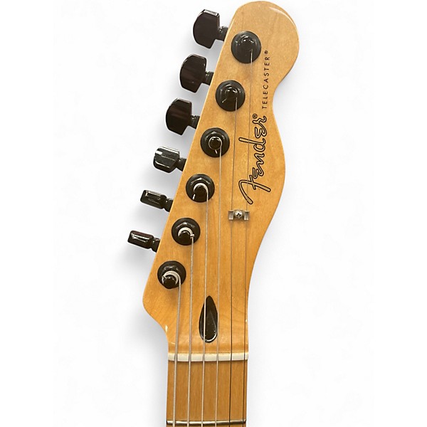 Used Fender Player Telecaster Black Solid Body Electric Guitar