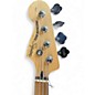 Used Squier Precision Bass Left Handed Black Electric Bass Guitar