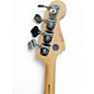Used Squier Precision Bass Left Handed Black Electric Bass Guitar