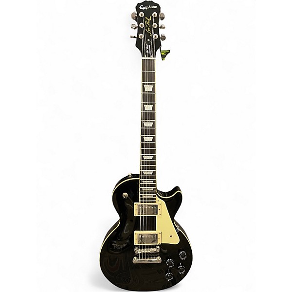Used Epiphone Les Paul Standard Black Solid Body Electric Guitar