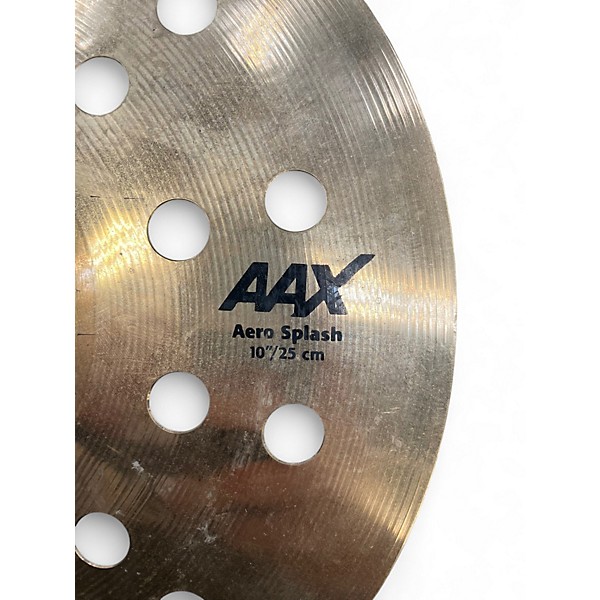 Used SABIAN 10in AAX Aero Splash Cymbal