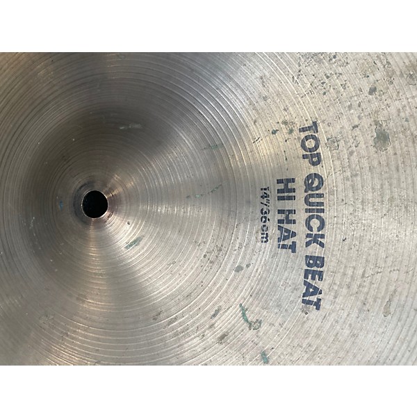 Used Zildjian 14in Quick Beat Hi Hat Pair Cymbal