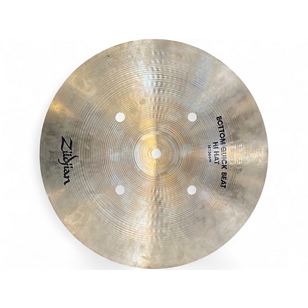 Used Zildjian 14in Quick Beat Hi Hat Pair Cymbal