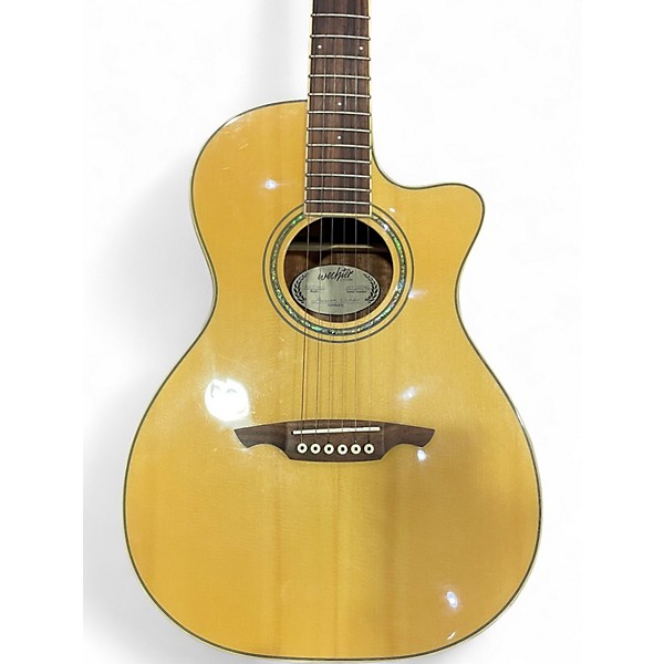 Used Wechter Guitars nv5513ve Natural Acoustic Electric Guitar