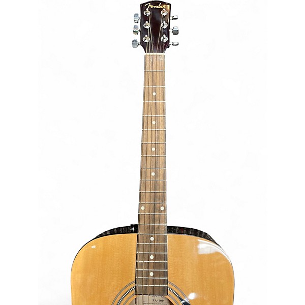 Used Fender FA100 Natural Acoustic Guitar