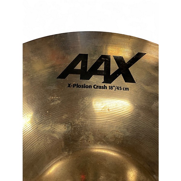 Used SABIAN 18in AAX Xplosion Crash Cymbal