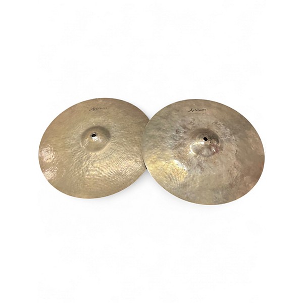 Used SABIAN 15in Artisan Hi Hat Pair Brilliant Cymbal