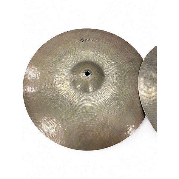 Used SABIAN 15in Artisan Hi Hat Pair Brilliant Cymbal