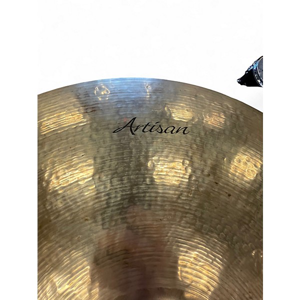 Used SABIAN 22in ARTISAN RAW BELL RIDE Cymbal