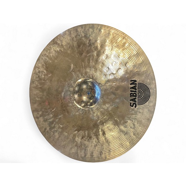Used SABIAN 22in ARTISAN RAW BELL RIDE Cymbal