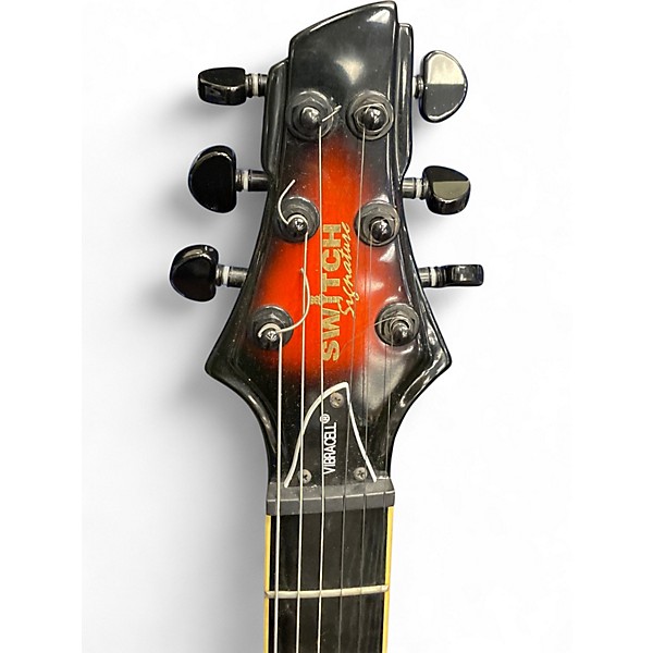 Used Switch VIBRACELL ORANGE BLACK BURST Solid Body Electric Guitar