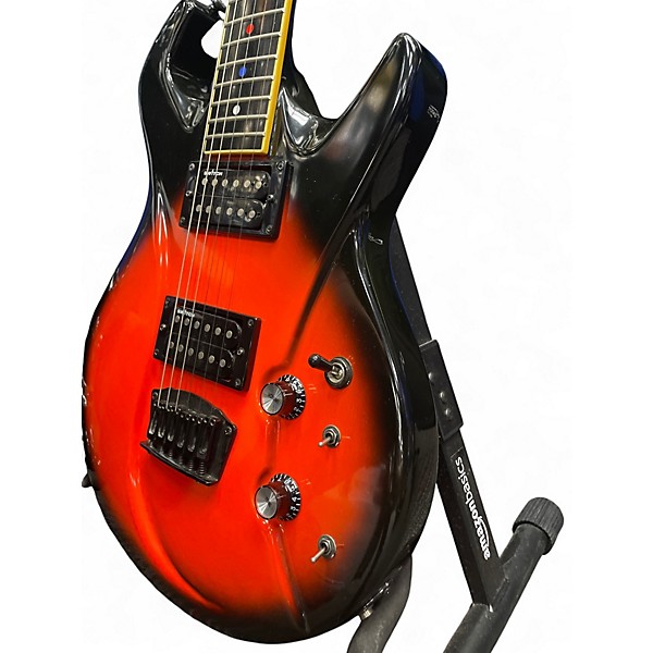 Used Switch VIBRACELL ORANGE BLACK BURST Solid Body Electric Guitar