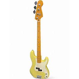 Used Fender Player Precision Bass HILEAH YELLOW Electric Bass Guitar