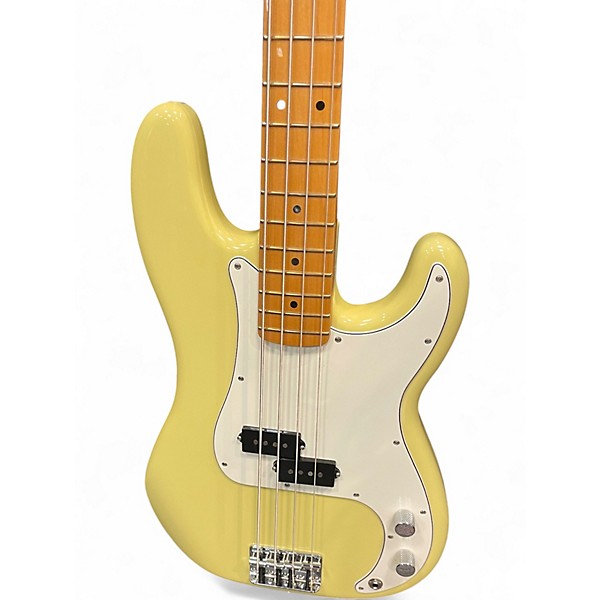Used Fender Player Precision Bass HILEAH YELLOW Electric Bass Guitar
