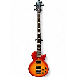 Used 2004 Epiphone Les Paul Standard Bass Heritage Cherry Sunburst Electric Bass Guitar