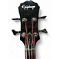 Used 2004 Epiphone Les Paul Standard Bass Heritage Cherry Sunburst Electric Bass Guitar
