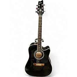 Used Montana EM28C-5 Black Acoustic Electric Guitar