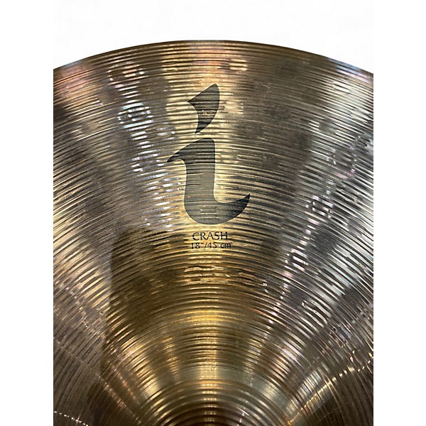 Used Zildjian 18in i crash Cymbal