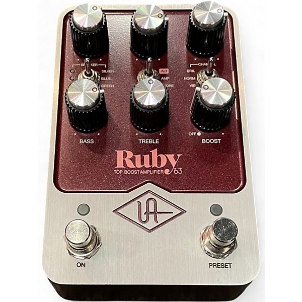 Used Universal Audio RUBY TOP BOOST AMPLIFIER 63 Effect Pedal