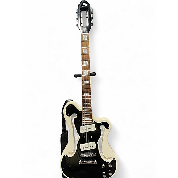 Used Eastwood Deerhoof Signature White Solid Body Electric Guitar