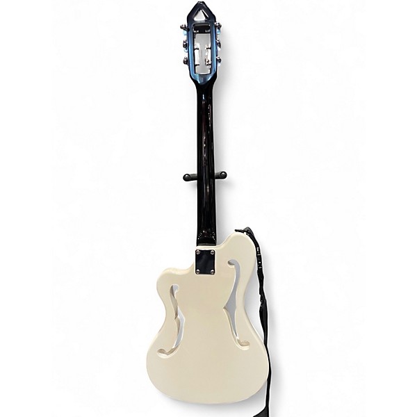Used Eastwood Deerhoof Signature White Solid Body Electric Guitar