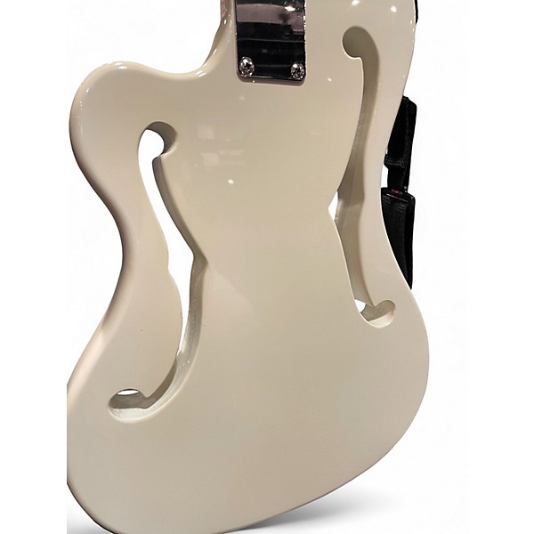 Used Eastwood Deerhoof Signature White Solid Body Electric Guitar