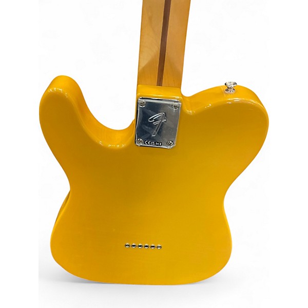 Used Fender Player Telecaster Yellow Solid Body Electric Guitar