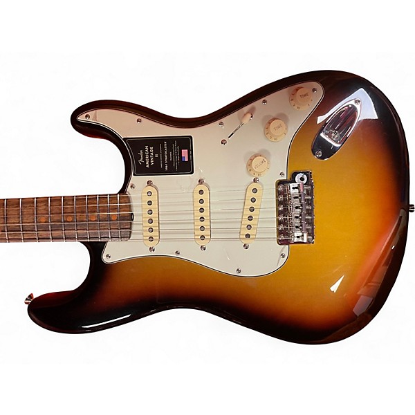 Used 2025 Fender American Vintage II 1961 Stratocaster 2 Color Sunburst Solid Body Electric Guitar
