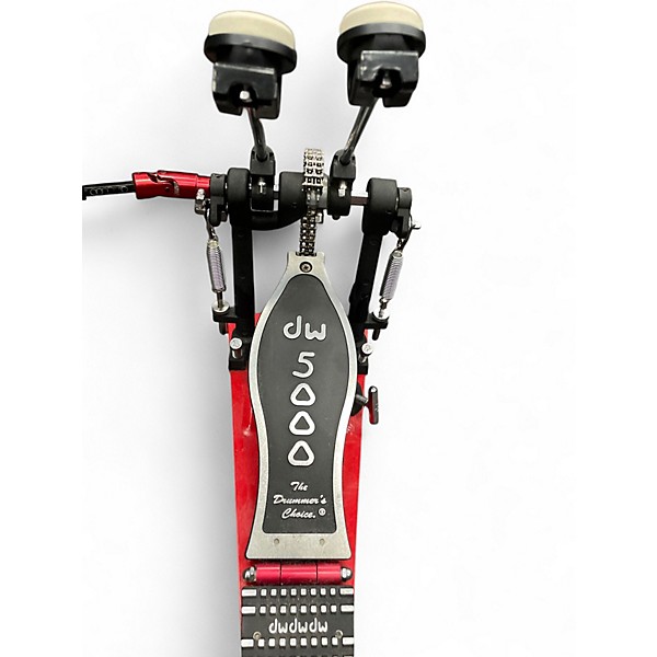 Used DW 5000 ACCELERATOR DOUBLE PEDAL Double Bass Drum Pedal