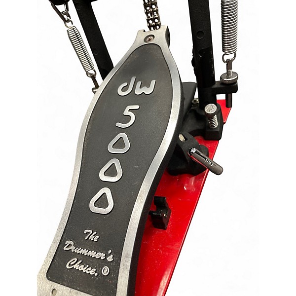 Used DW 5000 ACCELERATOR DOUBLE PEDAL Double Bass Drum Pedal