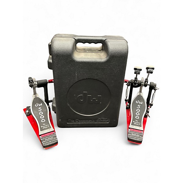 Used DW 5000 ACCELERATOR DOUBLE PEDAL Double Bass Drum Pedal