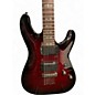 Used Schecter Guitar Research Demon 6 Crimson Burst Solid Body Electric Guitar