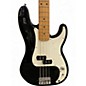 Used Fender Standard Precision Bass Black Electric Bass Guitar