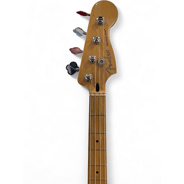Used Fender Standard Precision Bass Black Electric Bass Guitar