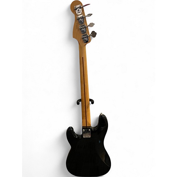 Used Fender Standard Precision Bass Black Electric Bass Guitar