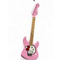 Used Squier HELLO KITTY STRATOCASTER PRESENT PINK Solid Body Electric Guitar thumbnail