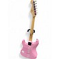 Used Squier HELLO KITTY STRATOCASTER PRESENT PINK Solid Body Electric Guitar