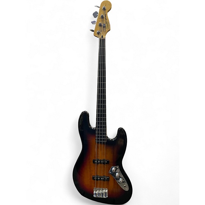 Used Squier Vintage Modified Fretless Jazz Bass 3 Color Sunburst