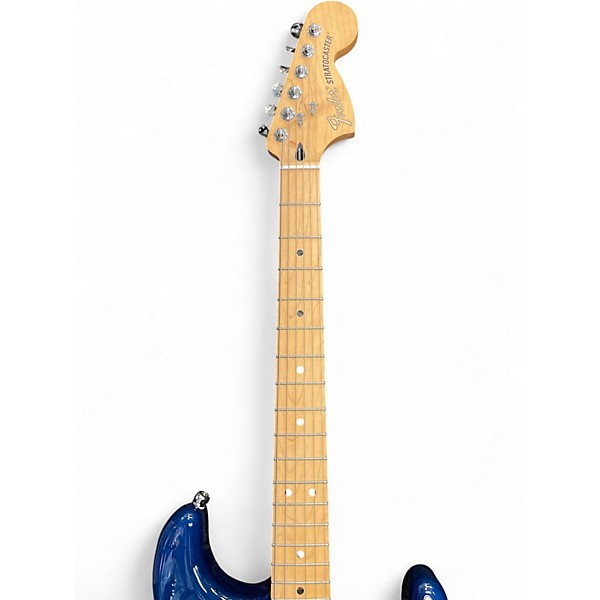 Used Fender Deluxe Strat (HEAVILY MODIFIED) BLUE Solid Body Electric Guitar