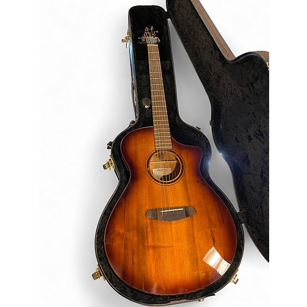 Used Breedlove Pursuit EX S Concert TE CR Myrtlewood Acoustic Electric Guitar